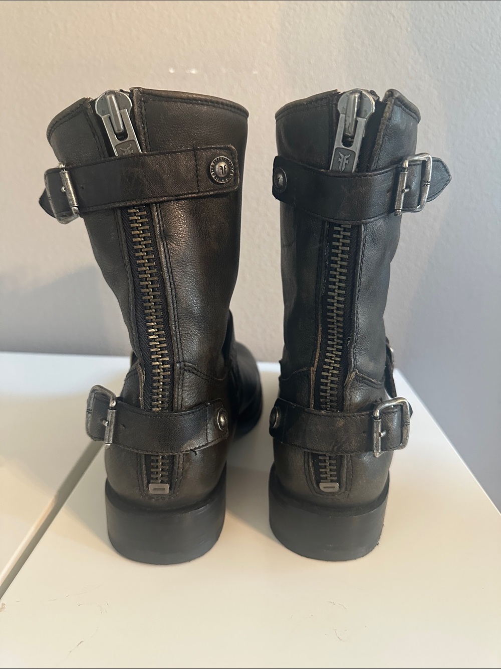 Vintage Frye boots, boots, black, women’s 9.5B - Picture 5 of 9